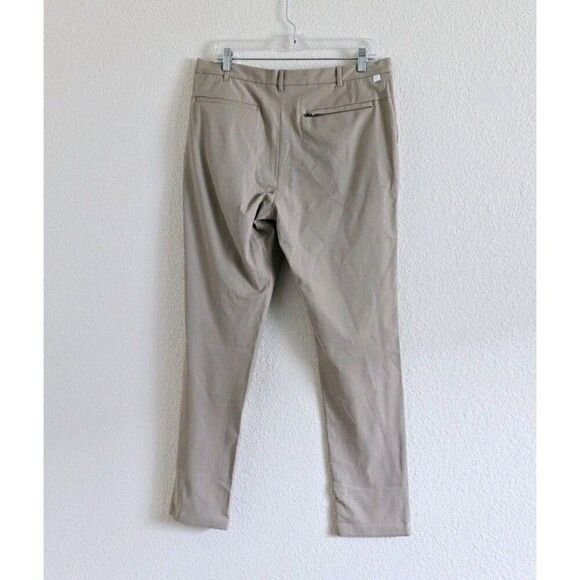 Ministry Of Supply Pants Pace Beyond Standard Khakis Men' Size 33x32 Slim Beige - Picture 4 of 8